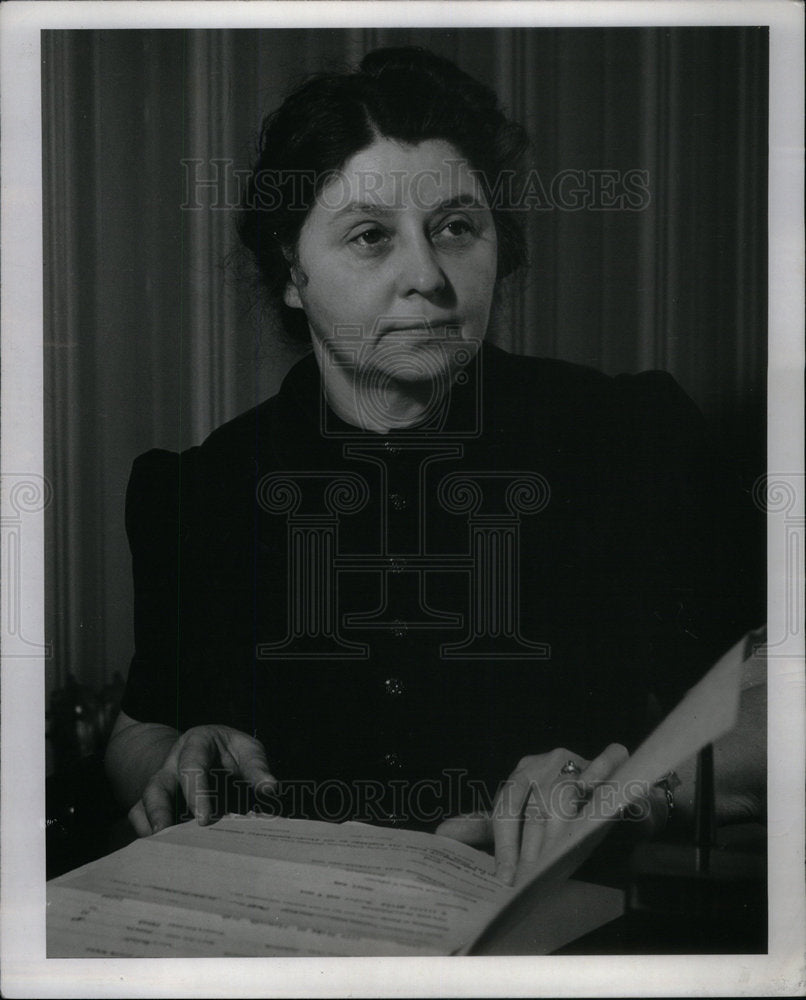 1940 Press Photo Girls Training School Supt Truman - Historic Images