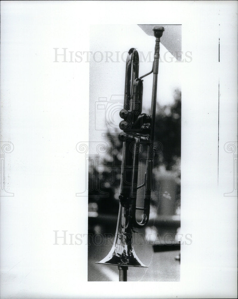 1983 Press Photo Music Instrument trumpets Picture - Historic Images