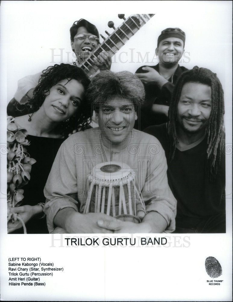 2001 Press Photo Trilok gurtu band Sabine Kabongo Ravi - Historic Images