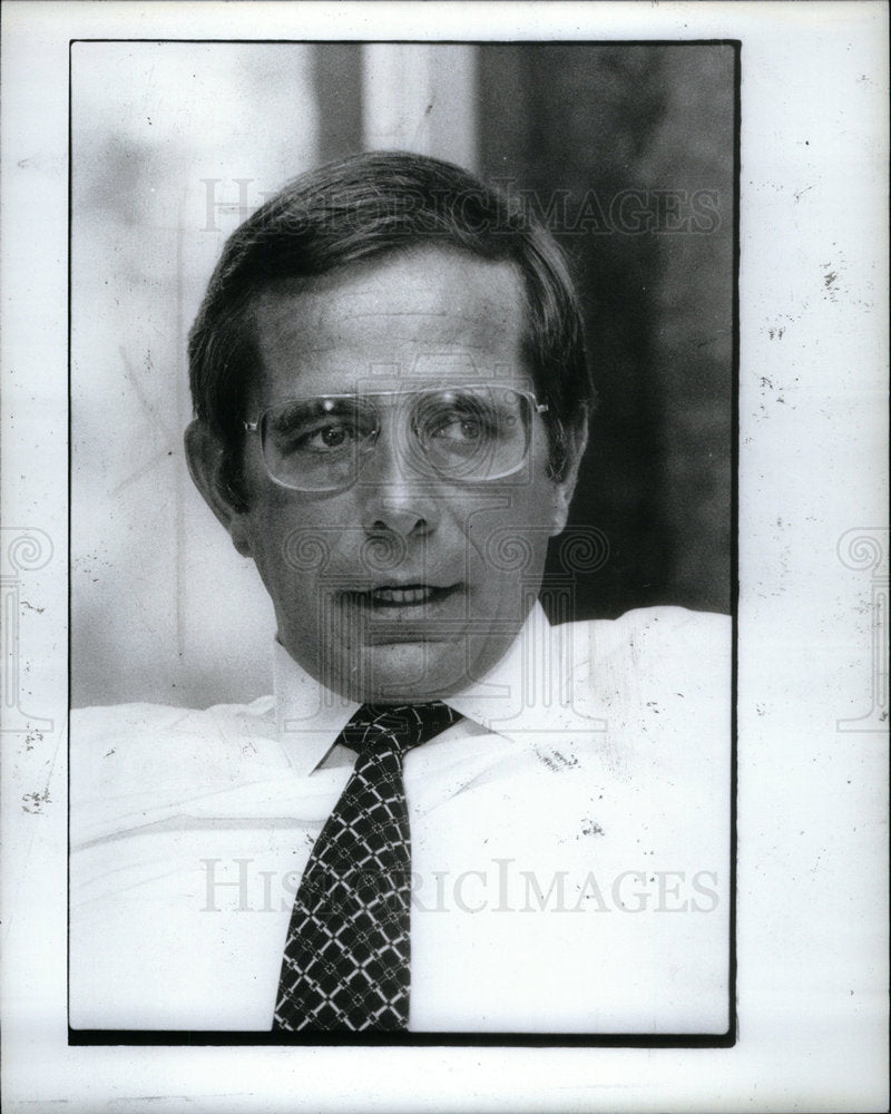 1982 Press Photo William Joseph Agee President Chairman - Historic Images