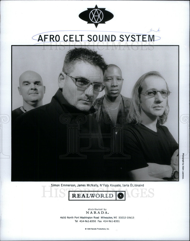 1999 Press Photo The Afro Celt Sound System - Historic Images