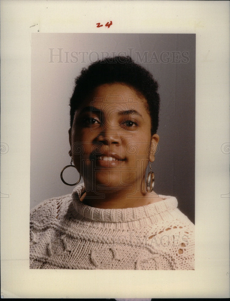 1993 Press Photo News Editor Cathie Anderson - Historic Images