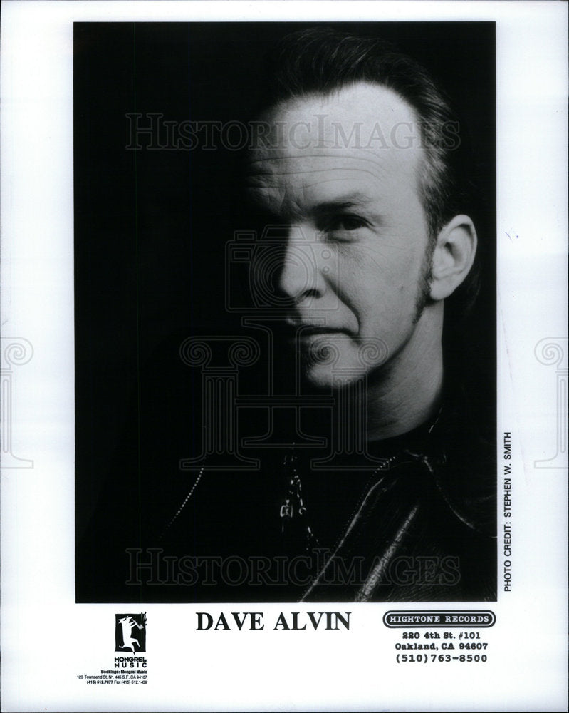 1999 Press Photo Entertainer Dave Alvin - Historic Images