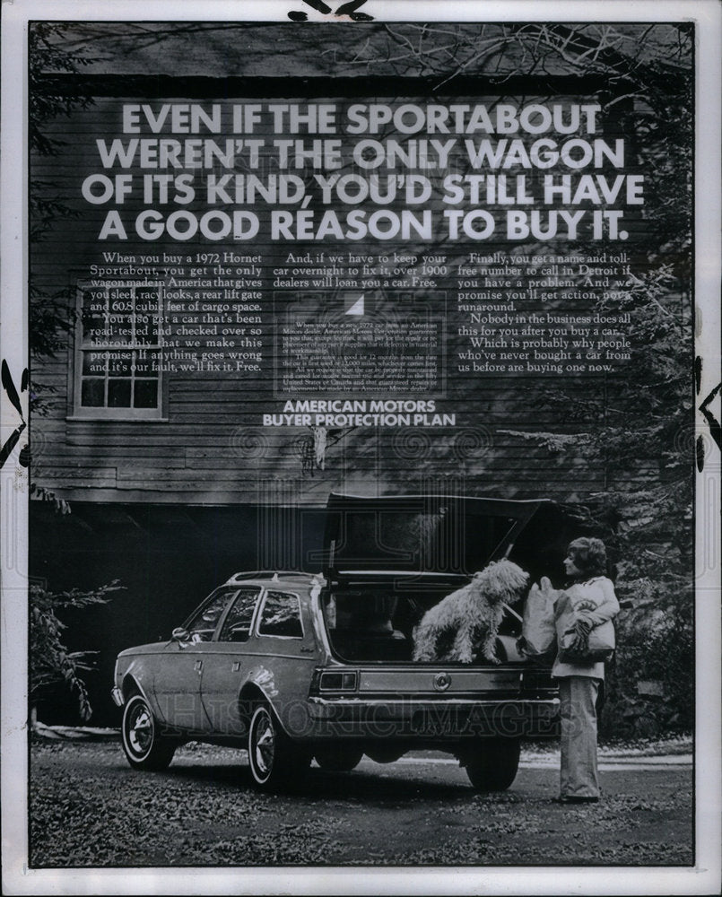 1972 Press Photo American Motors Advertisement - Historic Images