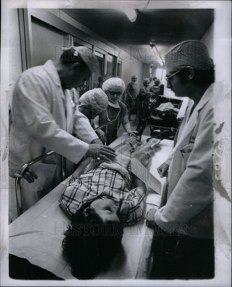 1972 Press Photo Maktin Place Hospital East - Historic Images