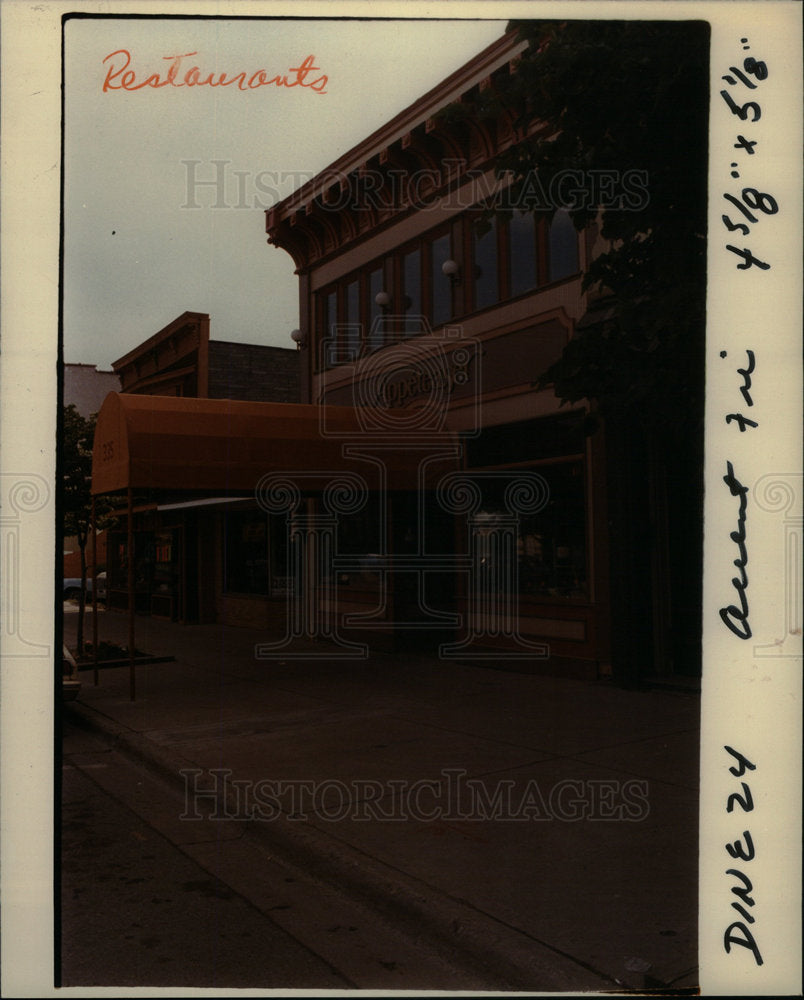 1983 Press Photo Appeteaser Restaurant Milford Michigan - Historic Images