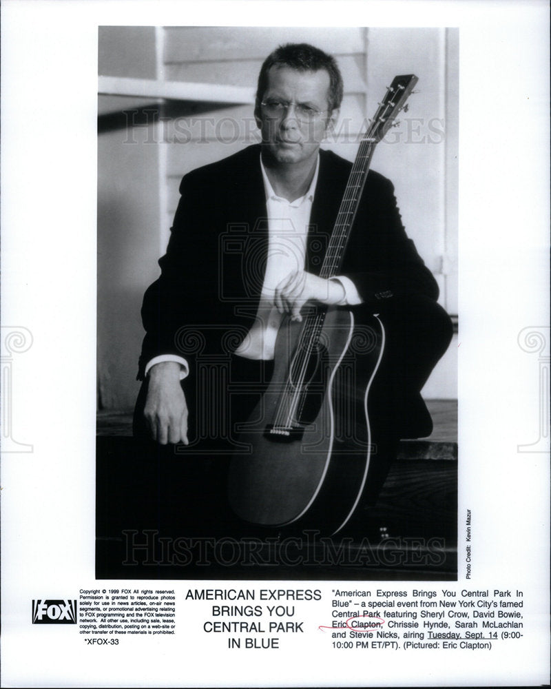 2001 Press Photo Eric Clapton English Guitarist - Historic Images