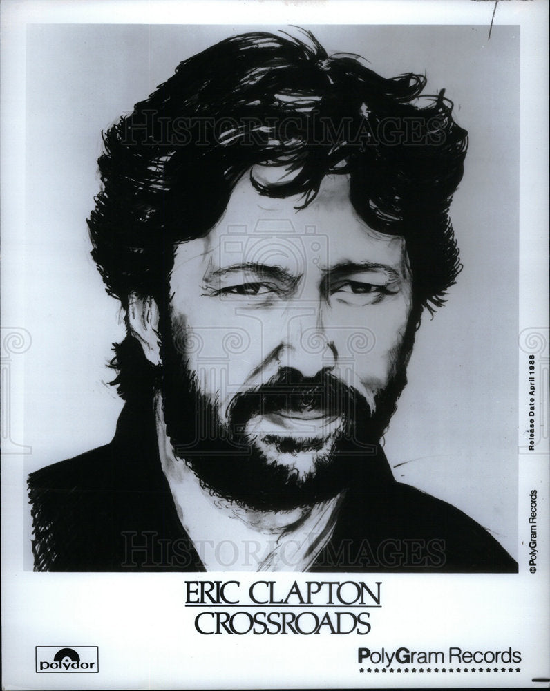 1988 Press Photo Eric Patrick Clapton English Guitarist - Historic Images