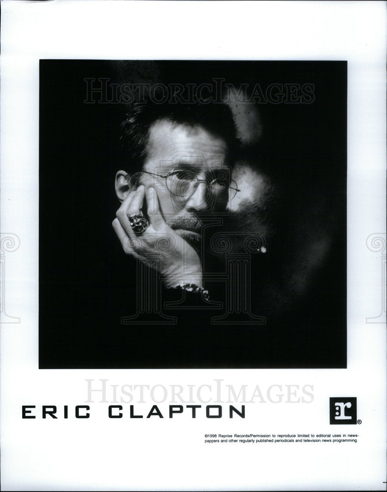 1998 Press Photo Eric Patrick Clapton English Guitarist - Historic Images