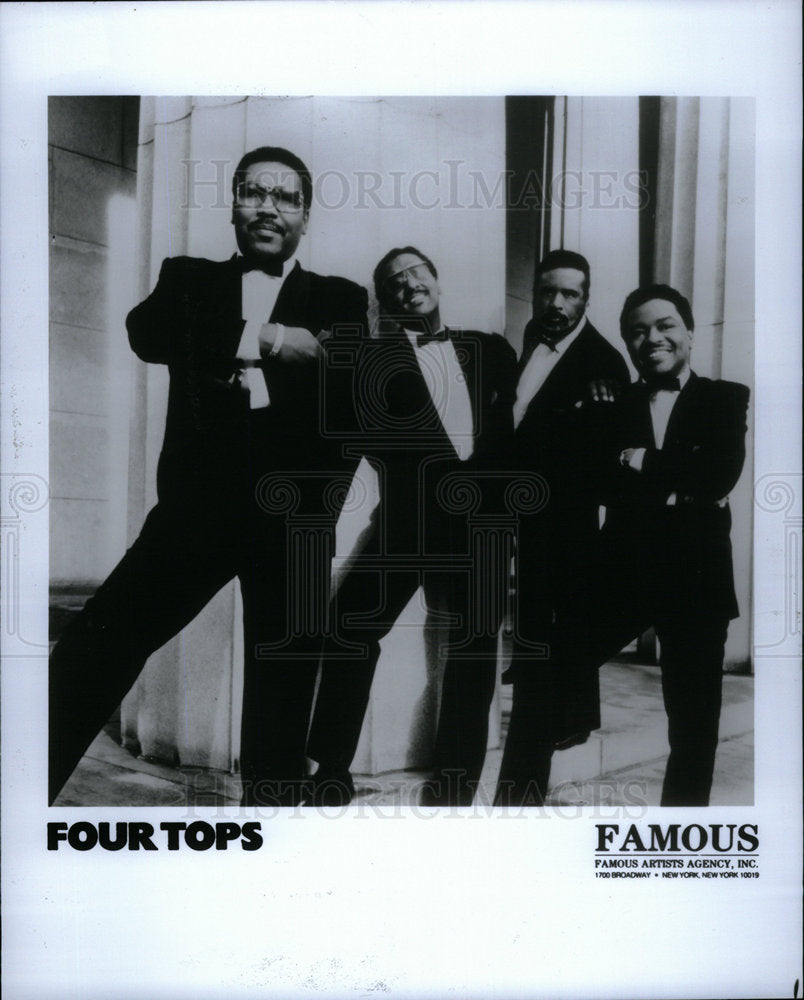 1991 Press Photo Four Tops Vocal Quartet - Historic Images