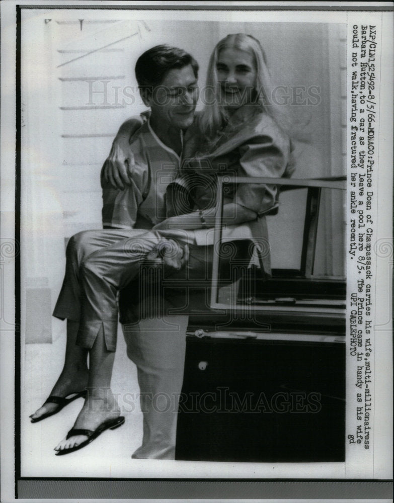 1966 Press Photo Prince Doan Champassack - Historic Images