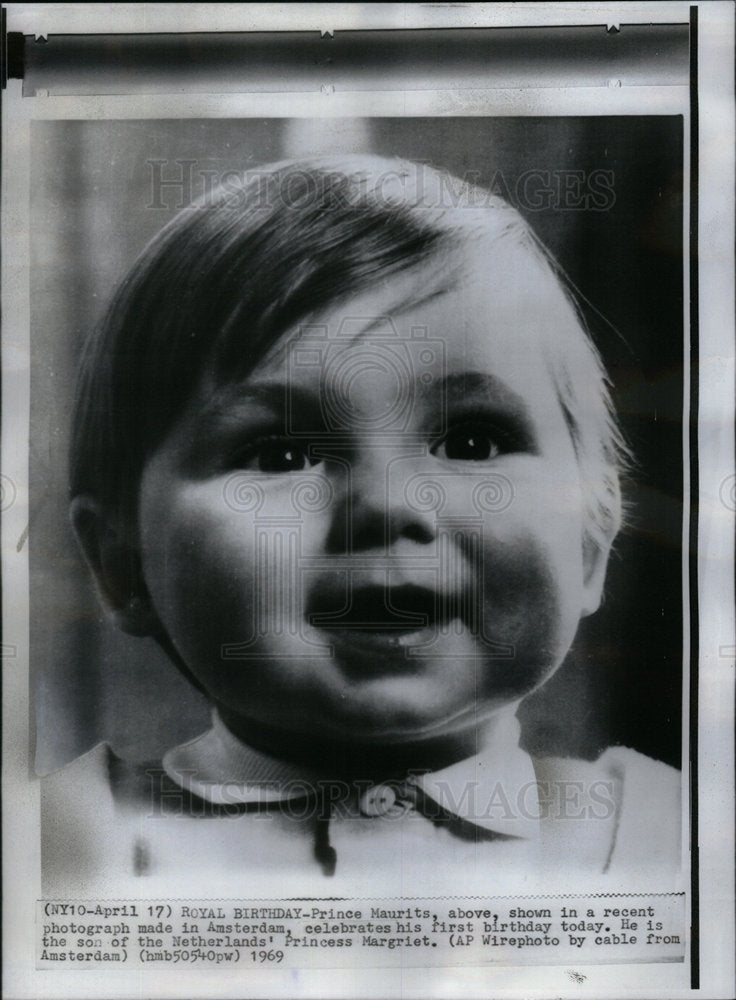 1969 Press Photo HOlland Prince - Historic Images