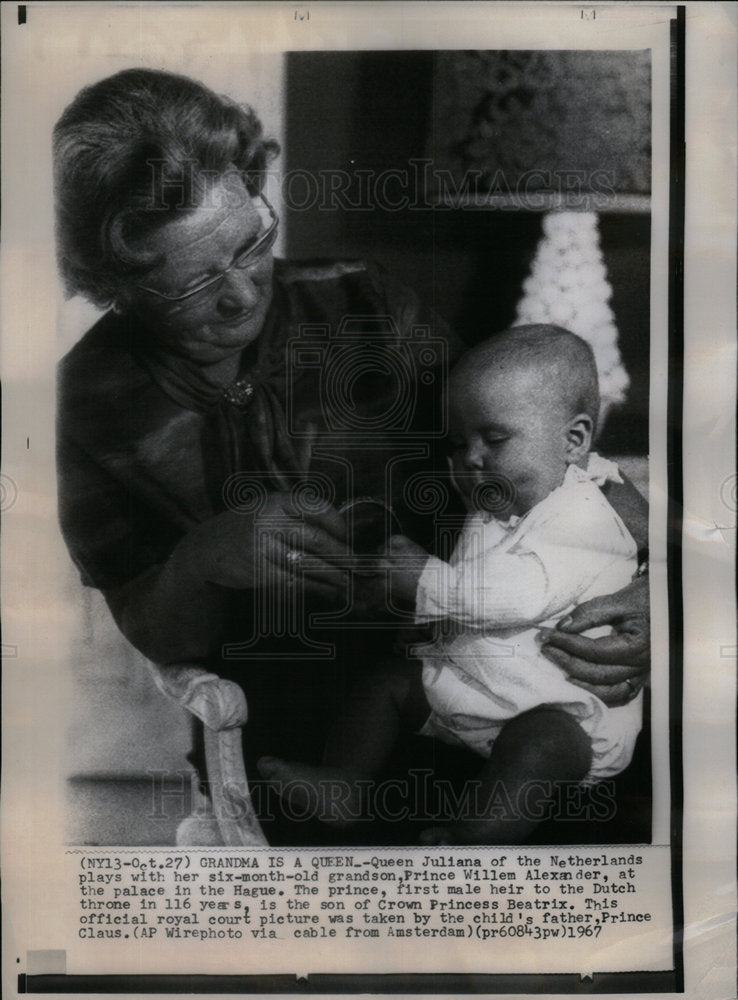 1967 Press Photo Dutch Prince William Alexander - Historic Images