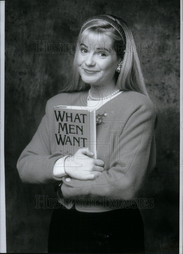 1990 Press Photo Bonnie Hunt American Actress Comedian - Historic Images