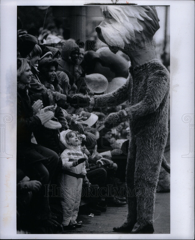 1977 Press Photo Hudsons Thanksgiving Parade - Historic Images