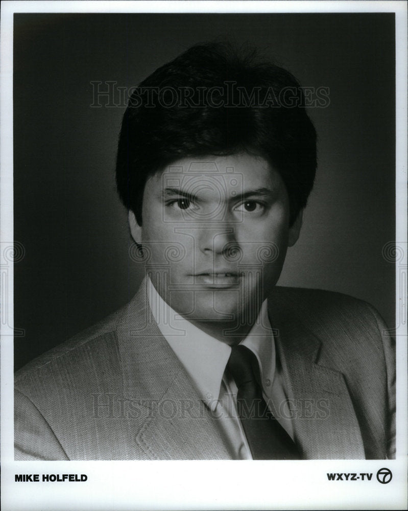 1984 Press Photo Mike Holfield Investigative Reporter - Historic Images