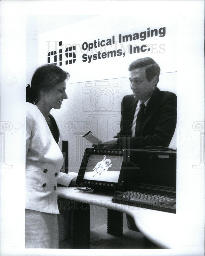 1993 Press Photo Microelectronics Processing OIS - Historic Images