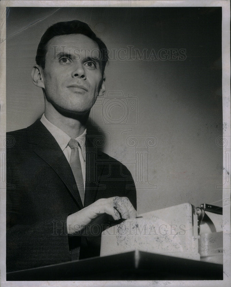 1962 Press Photo Craig Wallace Stenotypist - Historic Images