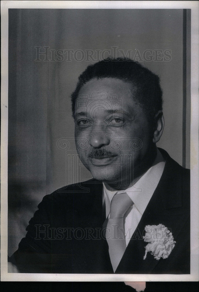 1973 Press Photo Doctor Leon Sullivan Businessman NAACP - Historic Images