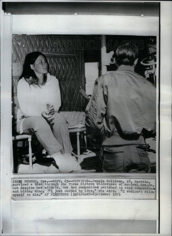 1971 Press Photo Pamela Sullivan Three Sister George - Historic Images