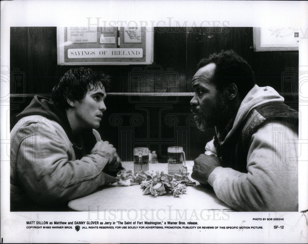 1994 Press Photo Matt Dillon Danny Glover Washington - Historic Images