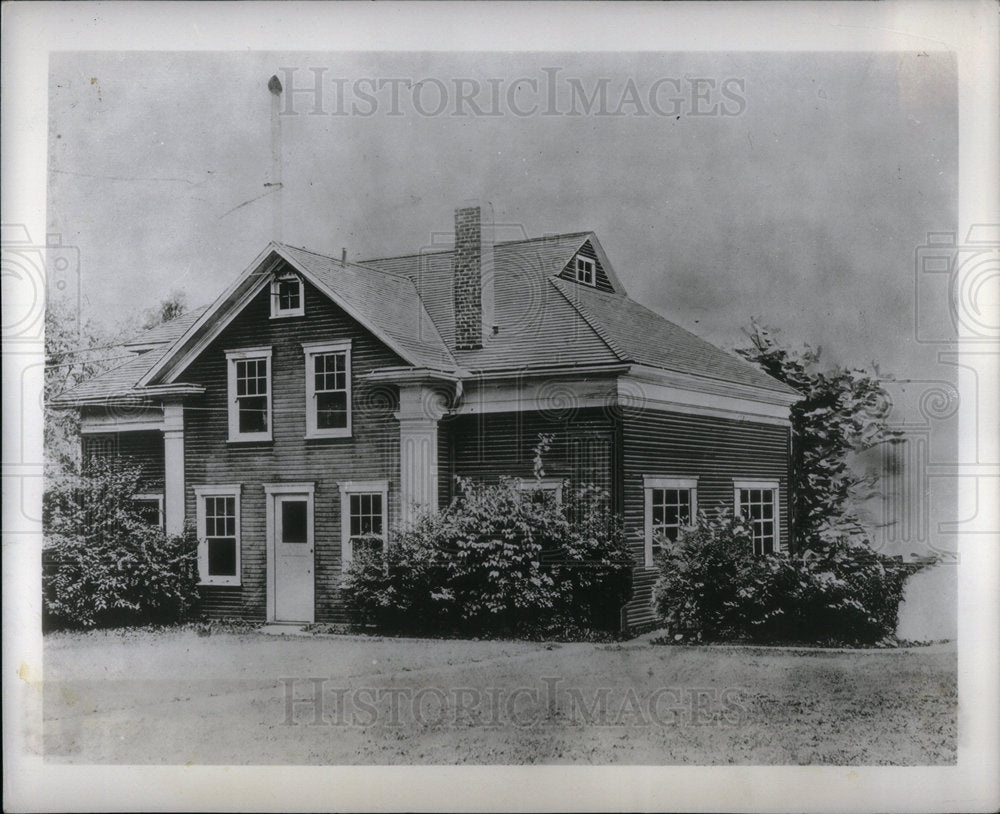 1957 Press Photo Chotles ketterings Birth home Building - Historic Images