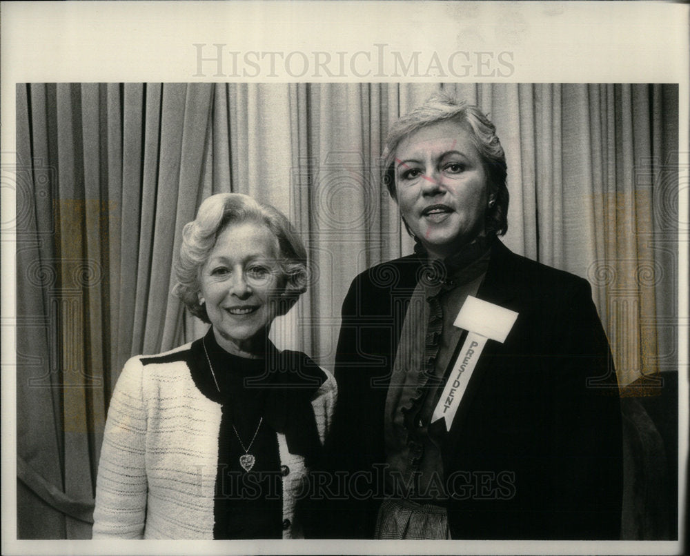 1984 Press Photo Joe Kessler Tina Fob Detroit Golf Club - Historic Images