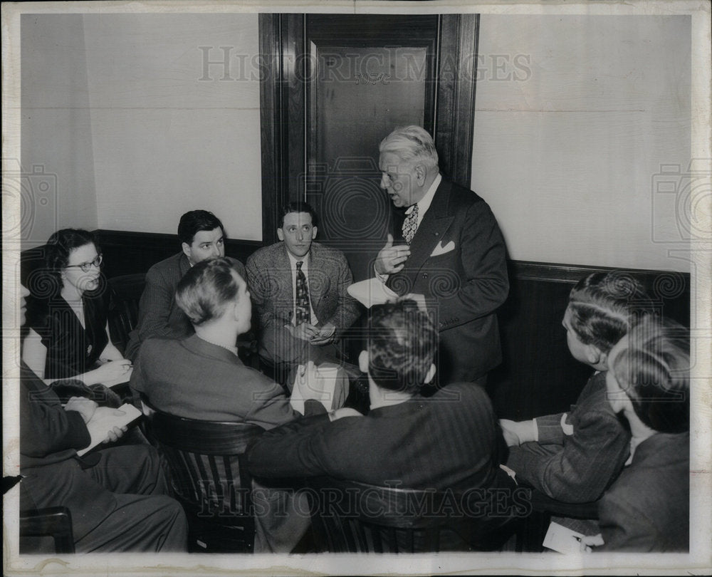 1947 Press Photo  Frank Picard Attorney Political Gudge - Historic Images