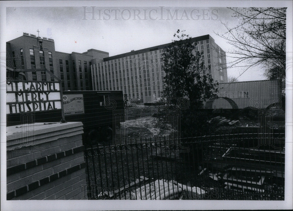 1973 Press Photo Carmel Hospital building north wing - Historic Images