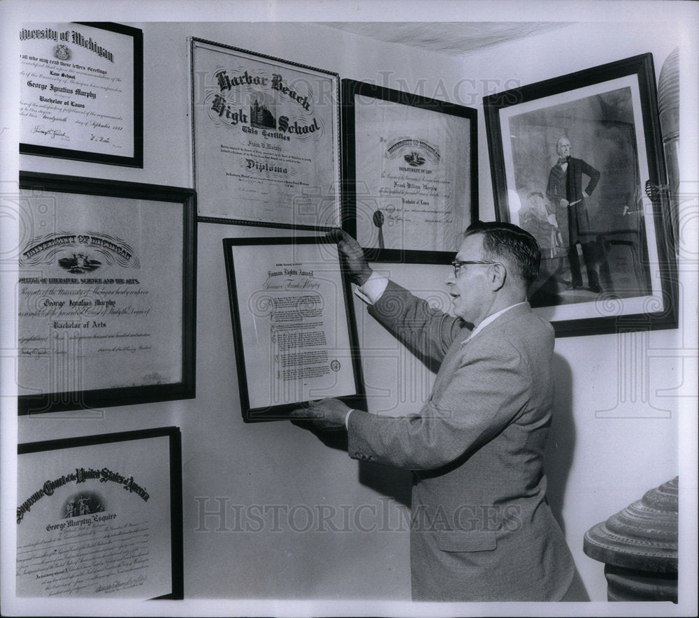 1960 Press Photo William Francis US justice politician - Historic Images