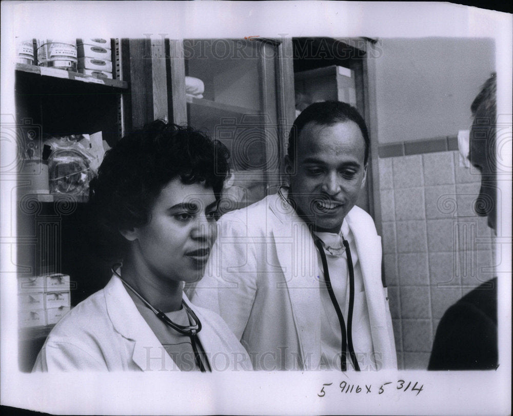 1964 Press Photo Franklin Jackson Receiving Hospital - Historic Images