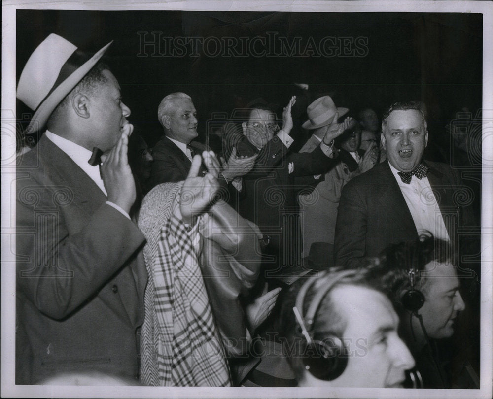 1950 Press Photo Floyd Stevens Boxing Commissioner - Historic Images