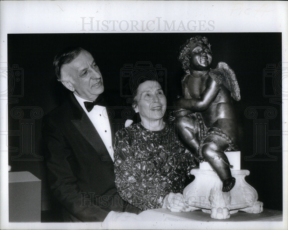 1985 Press Photo Frank Stella Painter Marty Stella - Historic Images