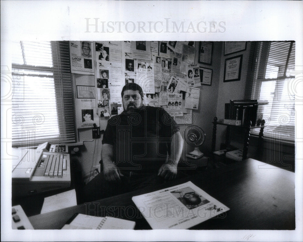 1990 Press Photo Roy Stephens Private Detective - Historic Images