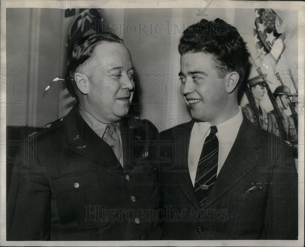 1942 Press Photo John Sweberg Air cadet Army Air Force - Historic Images