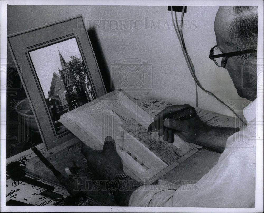 1961 Press Photo Chassell Michigan Republic Church - Historic Images