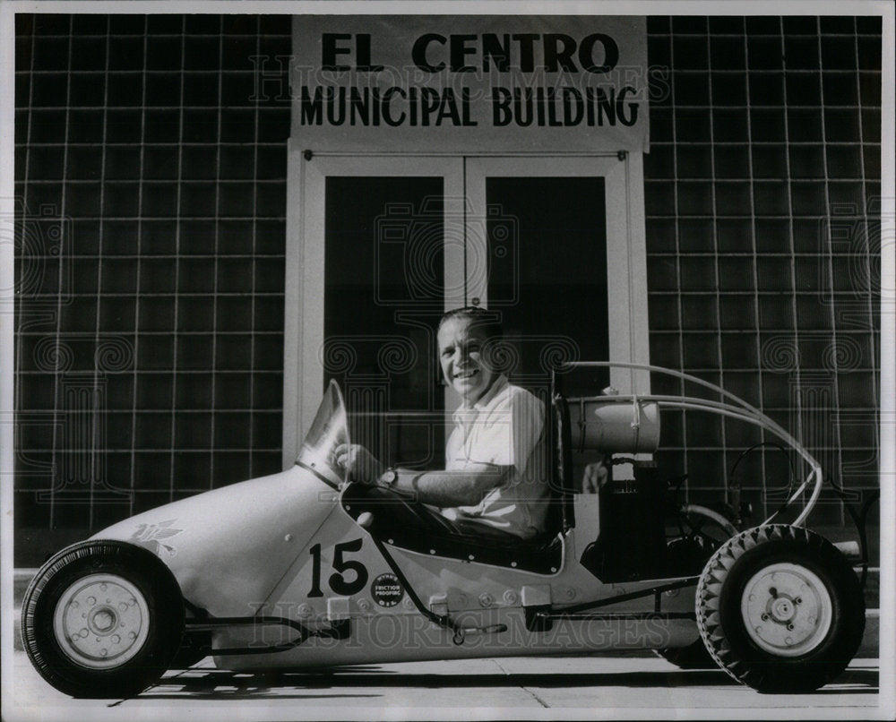 1956 Press Photo Ward E Swarthout El Centro Councilman - Historic Images