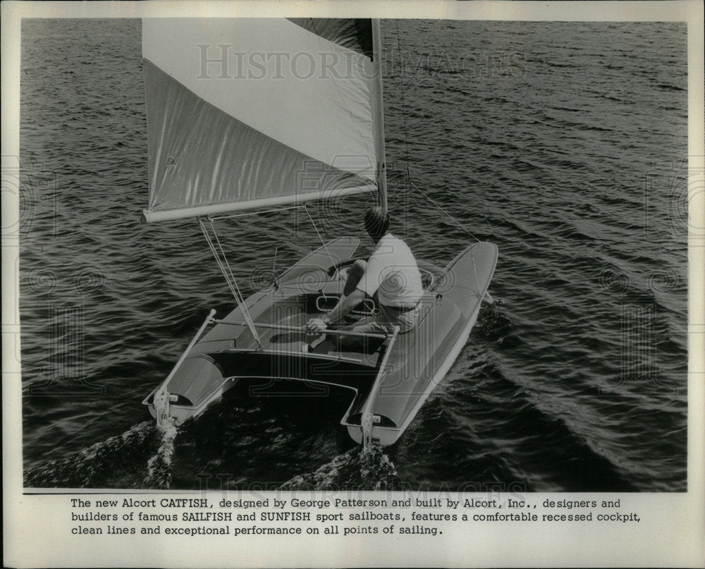 None New Alcort Boat Design George Patterson - Historic Images