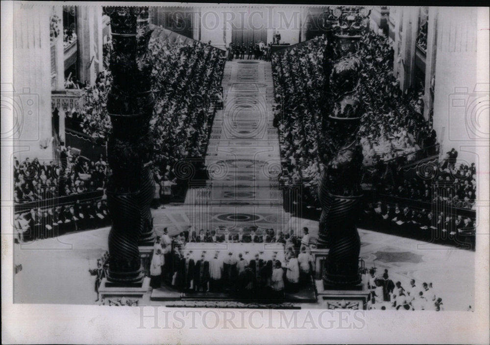 1964 Press Photo Catholics Ecumenical Council - Historic Images