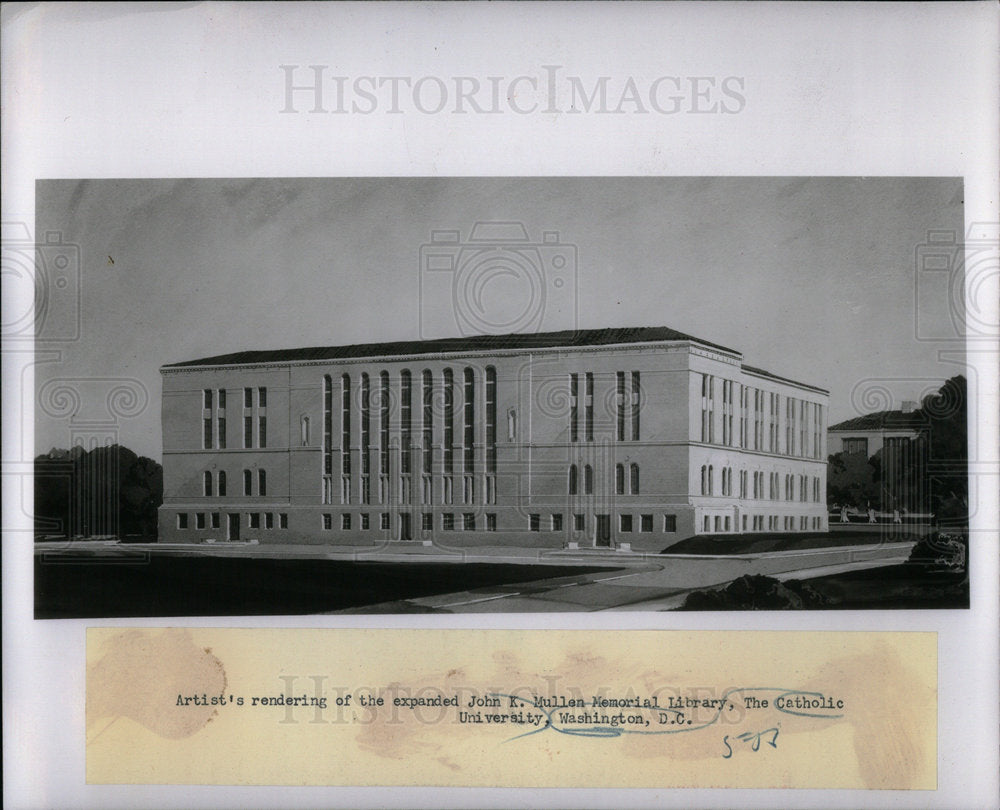 Press Photo John K. Mullen Memorial Library. - Historic Images