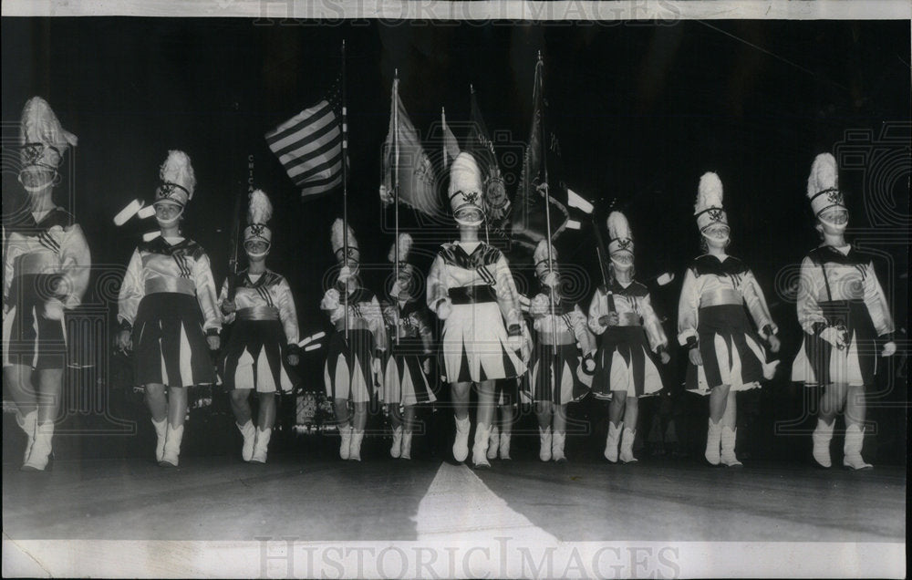 1960 Press Photo Imperials Drum and Burgle Corps - Historic Images