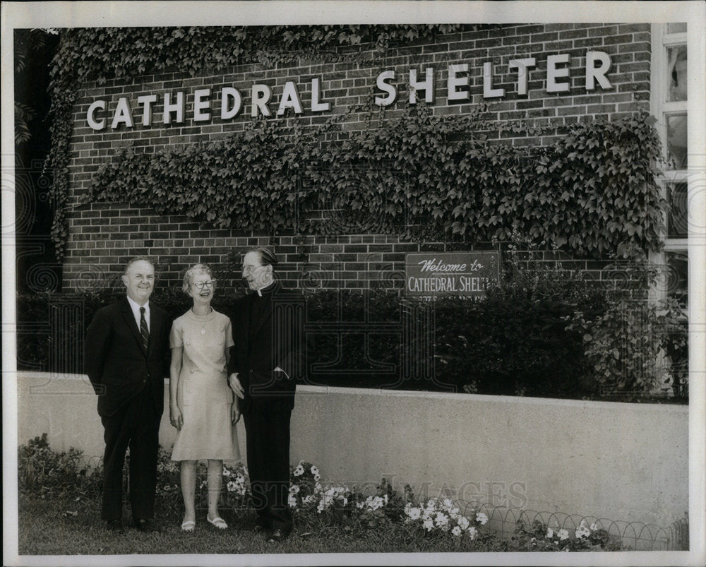 1968 Press Photo E.Scranton Gillette, Cathedral Shelter - Historic Images