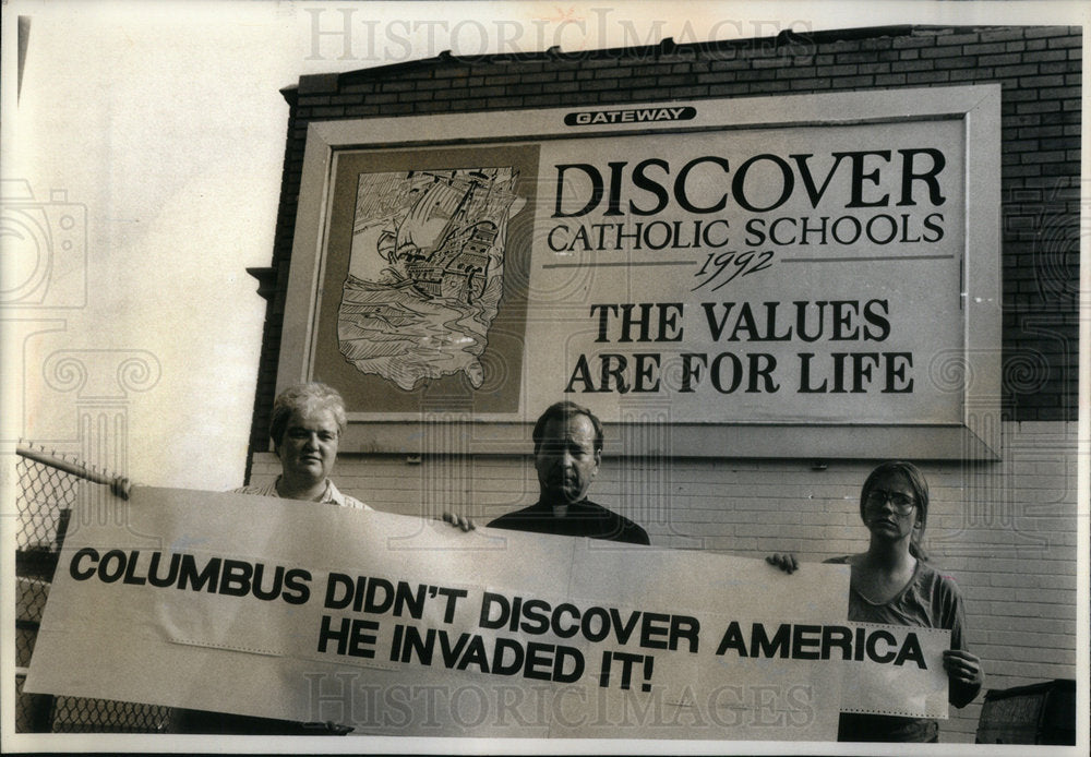 1991 Press Photo Catholic Schools - Historic Images