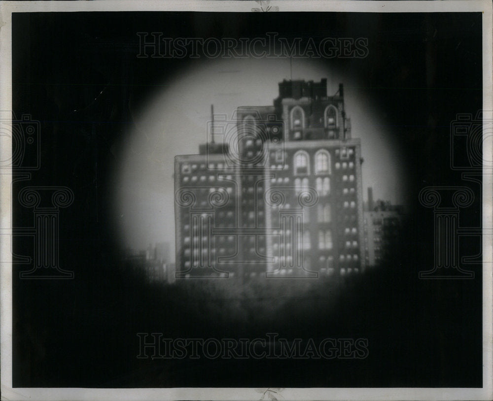 1958 Press Photo Periscope Showing Jackson Towers Faced - Historic Images