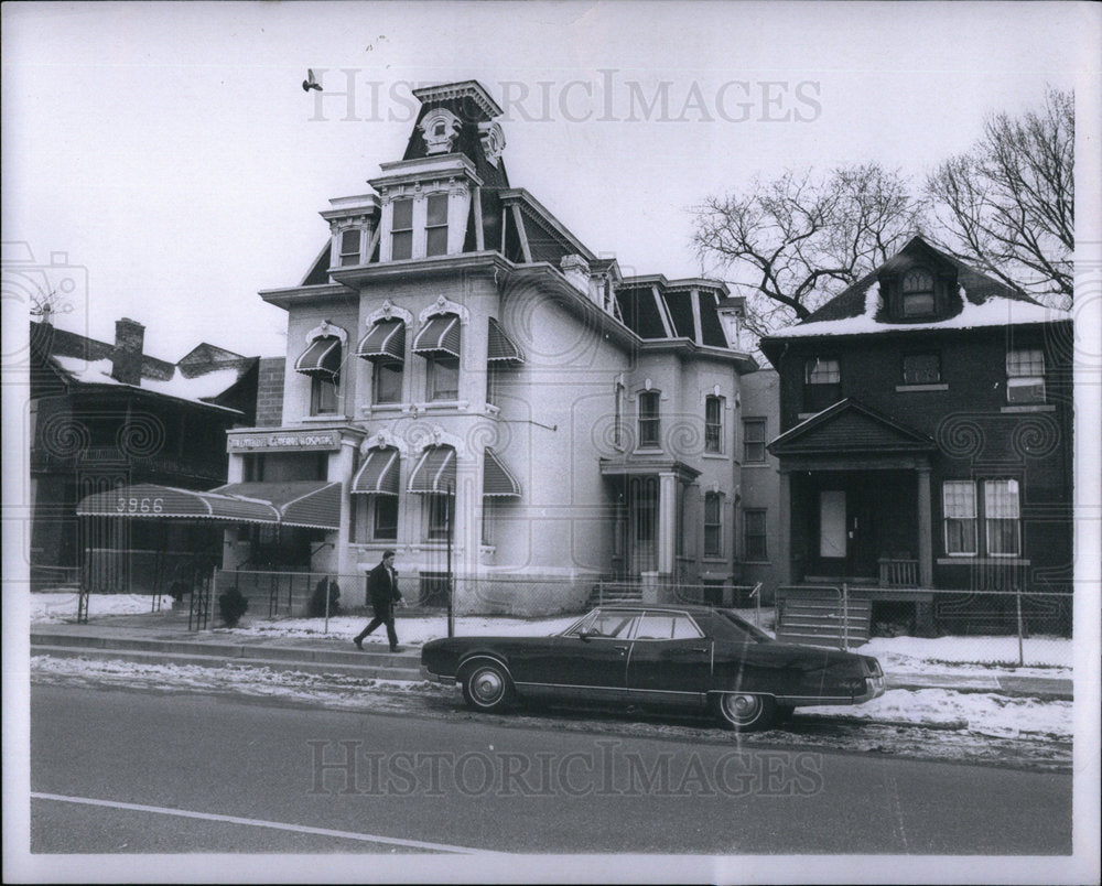 1967 Press Photo Trumbull general hospital view Detroit - Historic Images