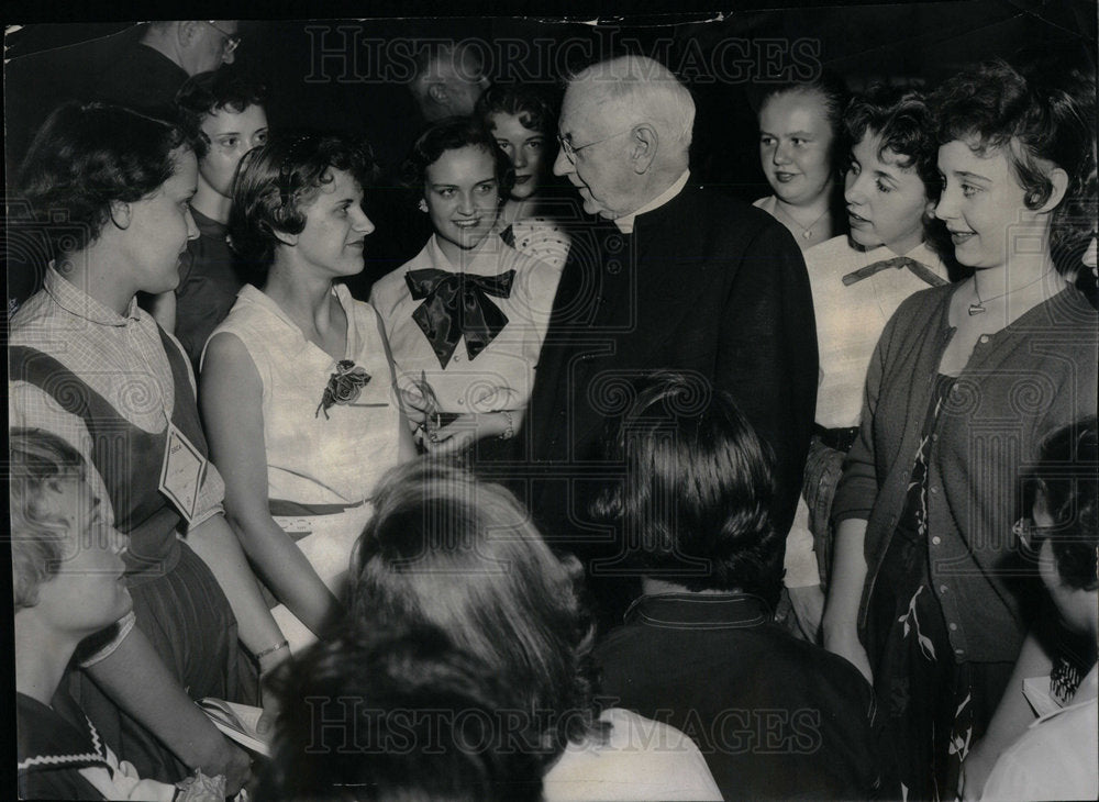 1956 Press Photo Catholic Action Summer School - Historic Images