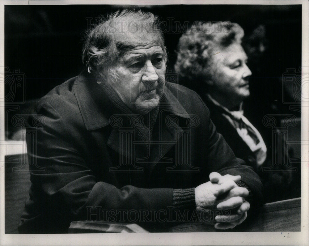 1985 Press Photo Holy Name Cathedral Michael Vanecho - Historic Images