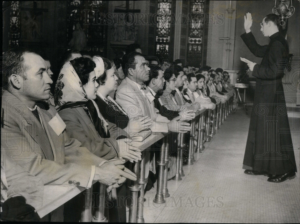 1956 Press Photo Spanish CANA Conference St Jarlath - Historic Images