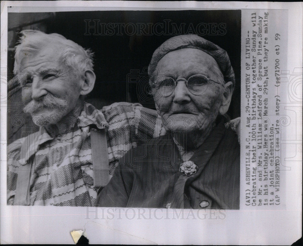 1959 Press Photo Living Century Birthdays - Historic Images