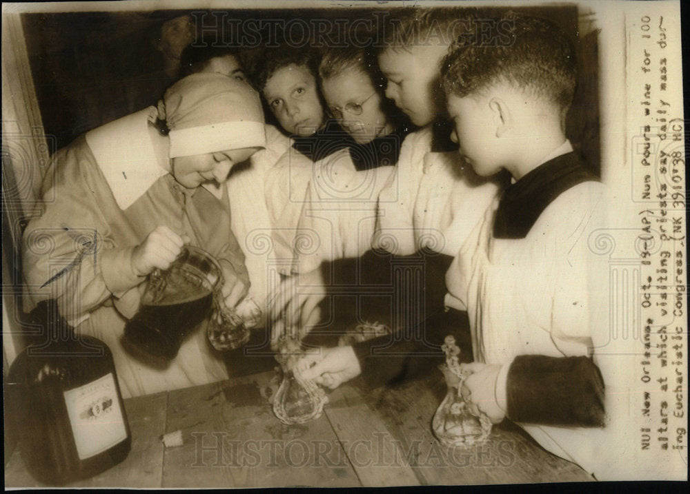 1938 Press Photo Eucharistic Congress - Historic Images